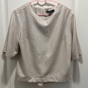 Atmosphere Shimmering Cream Blouse